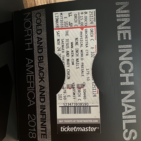 Nine Inch Nails 2018 Cold and Black and Infinite Tour - Picture 6 of 6